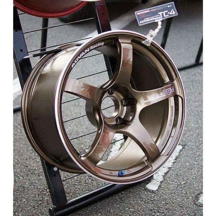 18x11 Advan TC4  +15 5-114.3 Racing Gunmetallic & Ring