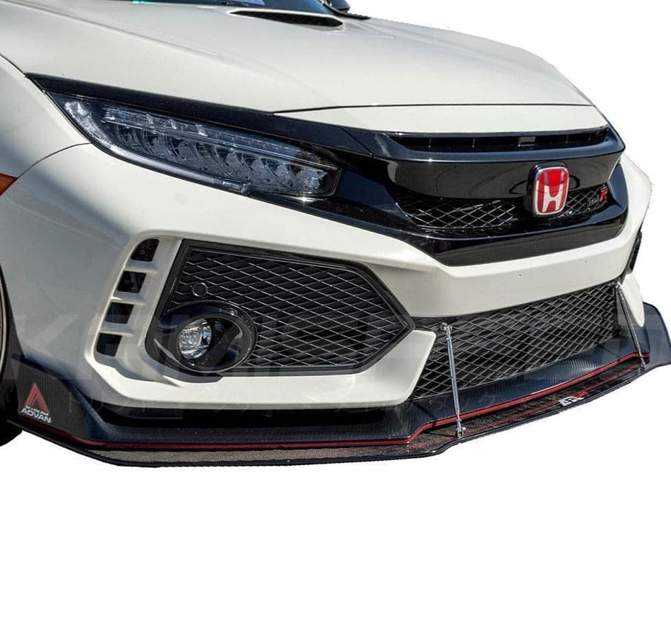 APR Performance CF Front Splitter Type R FK8 | KamiSpeed.com