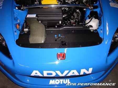 Placa de enfriamiento del radiador de carbono APR Performance (entrada de cuchara) - Honda S2000