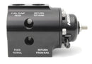 Perrin Universal Fitment Black Adjustable Fuel Pressure Regulator Kit