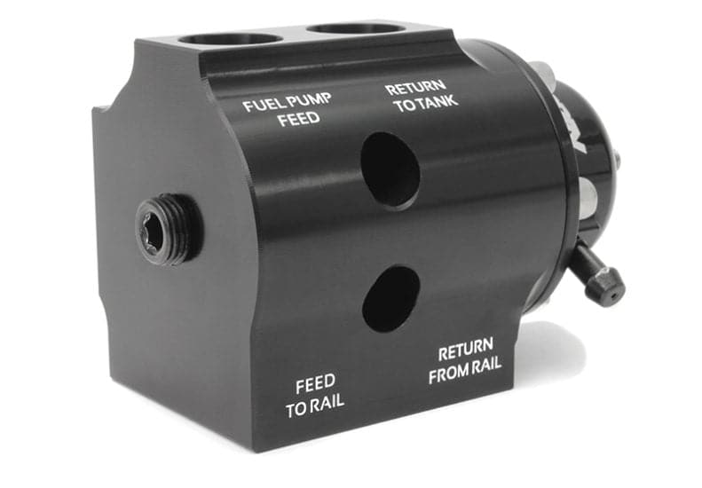 Perrin Universal Fitment Black Adjustable Fuel Pressure Regulator Kit