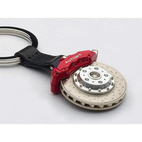 AUTOart 6pot Red Brake Disc Keychain Holder