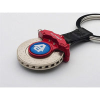 AUTOart 6pot Red Brake Disc Keychain Holder