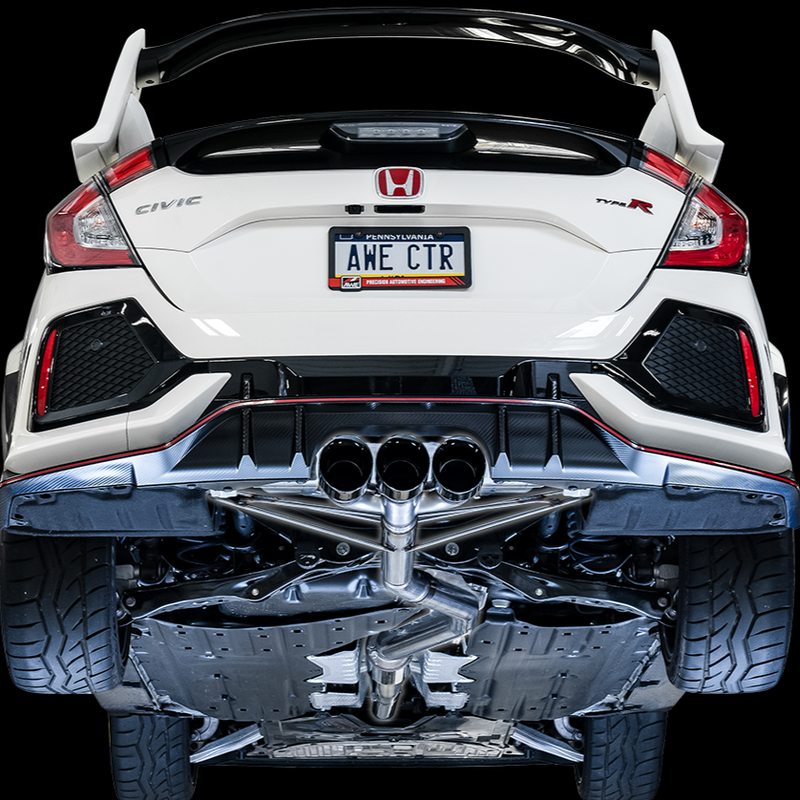 AWE Track Edition Exhaust Kit for FK8 Honda Civic Type R (catback+front pipe)