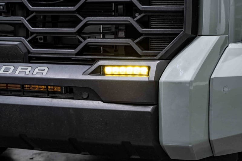 Diode Dynamics 2022 Toyota Tundra SS6 Kit de luces antiniebla LED - Ámbar ancho