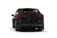 Rally Armor 2022+ Tesla Model X/X Plaid Black UR Mud Flap - Metallic Black Logo