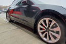 Rally Armor 17+ Tesla Model 3 UR Black Mud Flap w/ Dark Grey Logo