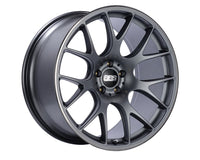 BBS CH-R 18x9" 5x120 +44 Satin Titanium Polished Rim Protector Wheel (CH133TIPO)