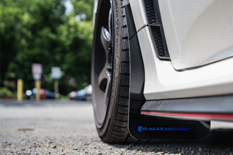 Rally Armor 17+ Honda Civic Type R UR Guardabarros rojo con logotipo negro