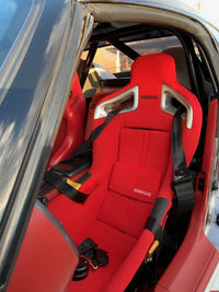 Bride A.i.R. Bucket Seat - FRP Shell / Red Fabric