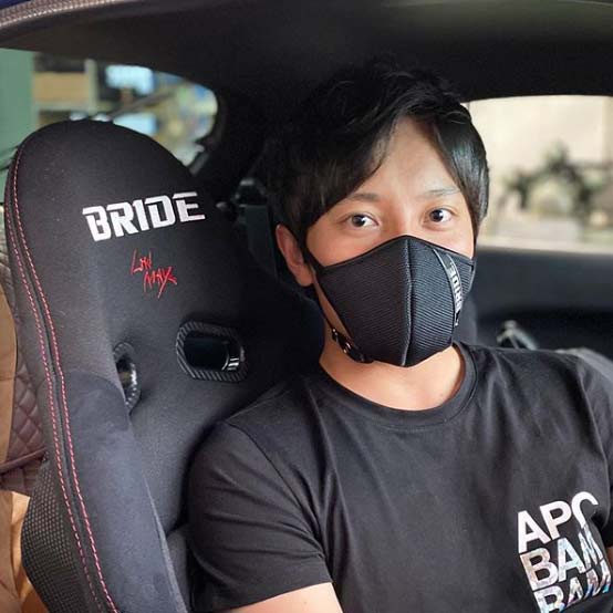 BRIDE Japan BR3D Black Face Mask