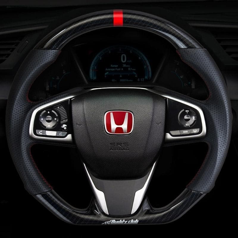Buddy Club Carbon Steering Wheel for 2017+ Honda Civic Si and Type R