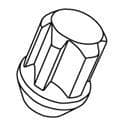 Tuercas de bloqueo cromadas Bull Lock Tuskey