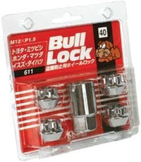 Bullocks 12X1.25 locks Open Chrome