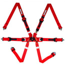 RaceQuip Red FIA 6pt Pull Up Lap FHR Formula Sub