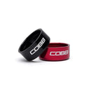 Cobb Subaru 6-Speed Weighted COBB Knob - Black (Incl. Both Red + Blk Collars)