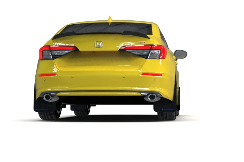 Rally Armor 2022+ Honda Civic (Incl. Si/Sport/Touring) UR Black Mud Flap w/ Red Logo