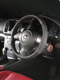 Damd Carbon O-Shaped Steering Wheel WRX STi 08-14 GV