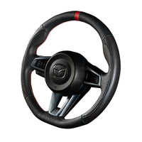 DAMD D-Shaped Leather Steering Wheel for 2016+ Mazda MX-5 Miata