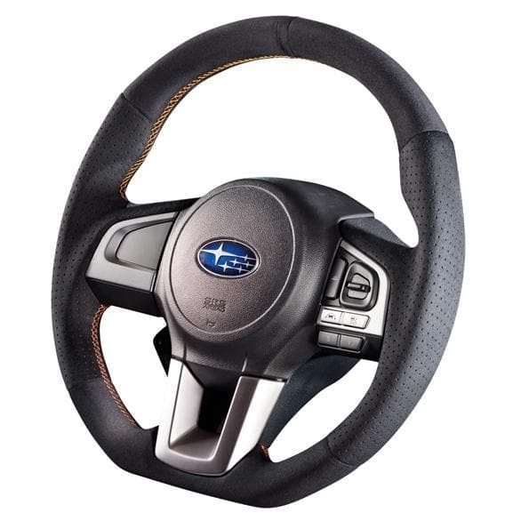Damd Orange D Suede Steering Wheel Legacy, Outback 2015