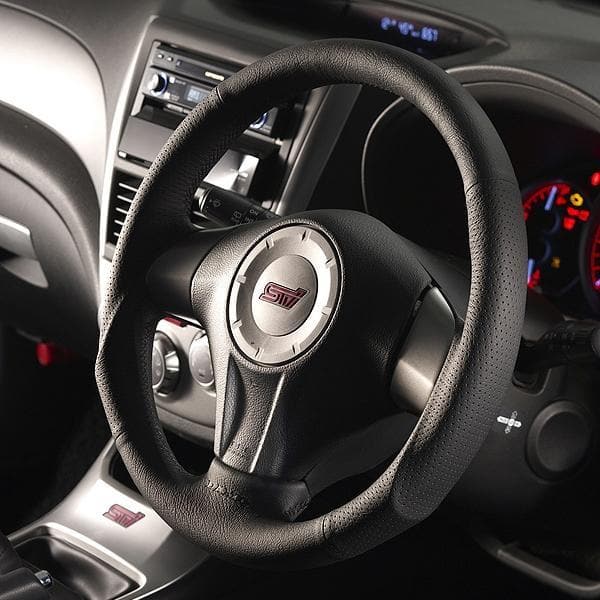 DAMD SS358-S(L) O-Shape Black Stitch Steering Wheel - Subaru GR, GH, SH