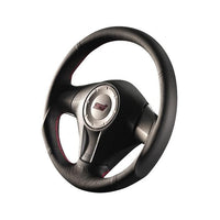 DAMD SS358-S(L) O-Shape Red Stitch Steering Wheel - Subaru GR, GH, SH
