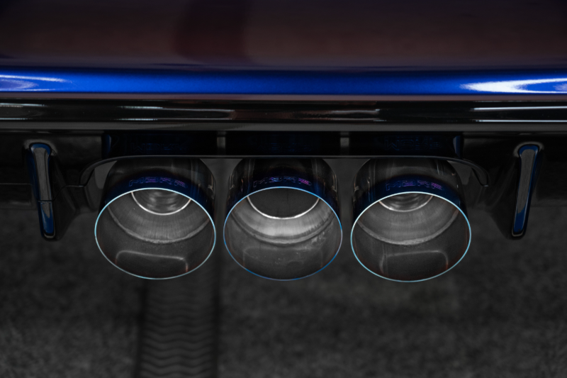 MBRP 23+ Honda Civic Type R FL5 SS 3in Cat-Back Exhaust w. Triple Center Outlet w/ Burnt Tips
