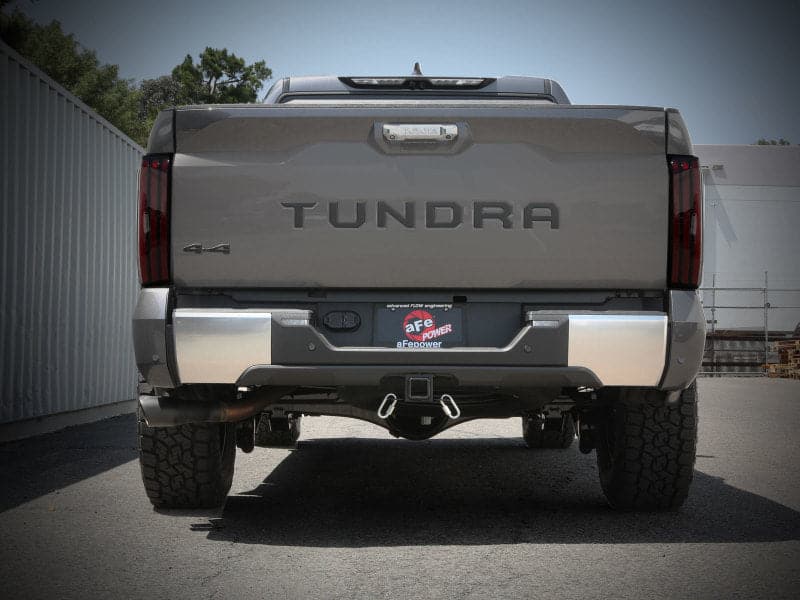 aFe 2022 Toyota Tundra V6-3.5L (tt) Vulcan Series 2.5in to 3in 304 SS Cat-Back Exhaust w/ Black Tip (49-36061-B)