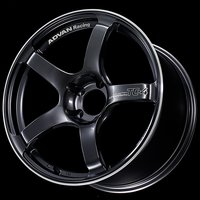 Advan TC4 18x9.5 +45 5-114.3 Racing Gunmetallic y rueda de aro
