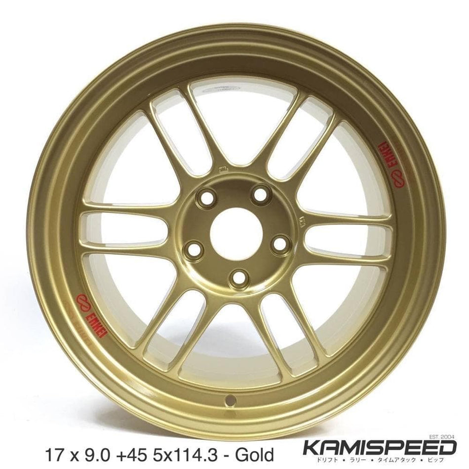 Enkei RPF1 17x9 +35 5x114.3 Gold main image 1