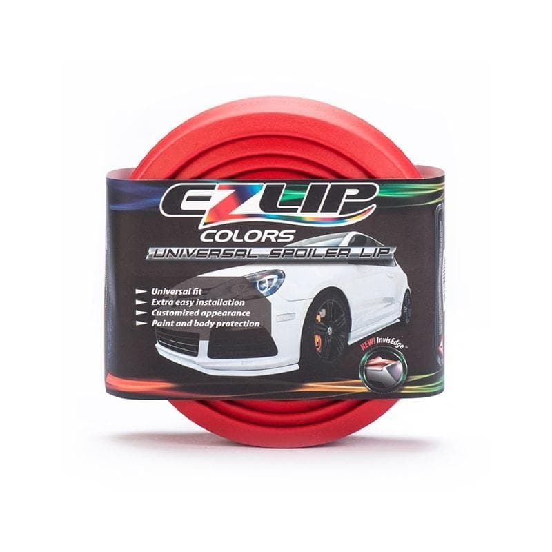 EZ Lip Colors - Universal 8.5 Feet Bumper Protector Lip - Red