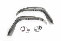 Fabtech Front Steel Tube Fenders (RAW) - 18-19 Jeep JL 4WD / 2020 Jeep Gladiator 4WD