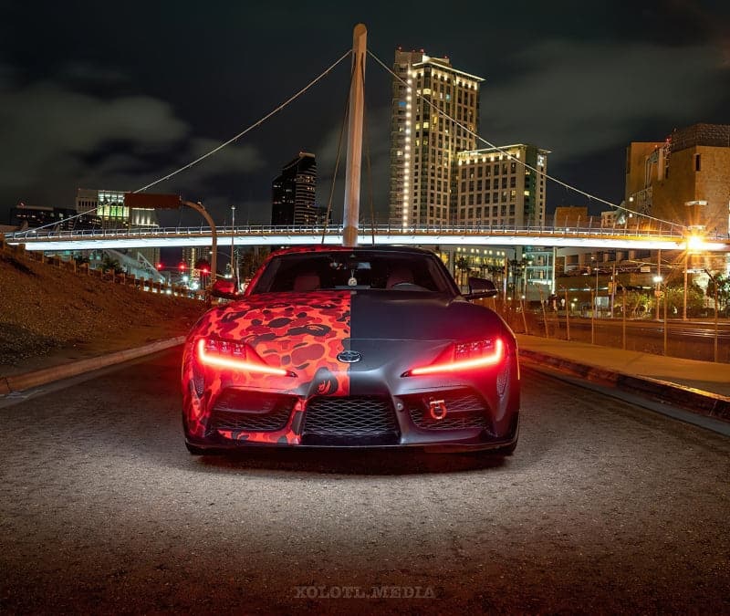 Oracle 20-23 Toyota Supra GR RGB+A Headlight DRL Upgrade Kit - ColorSHIFT w/ Simple Controller