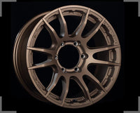 Gram Lights 57XR-X 17x8 +00 6-139 Rueda de bronce oscuro