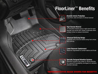COBB 09-15 Mitsubishi Ralliart / 08-15 EVO X Front and Rear FloorLiner by WeatherTech - Black
