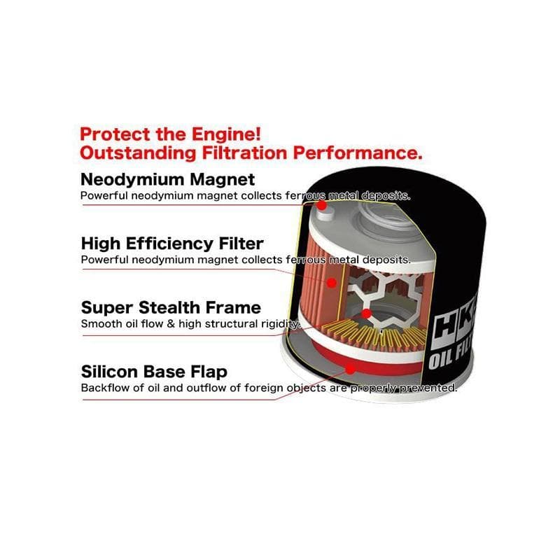 HKS Hybrid Sports Oil Filter UNF3/4-16