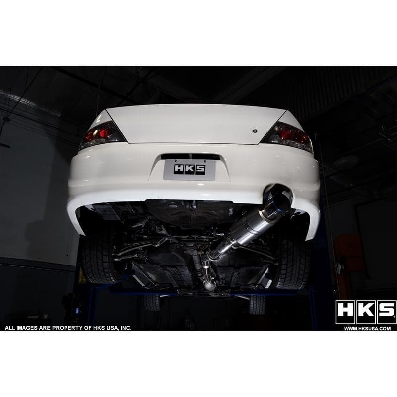 HKS Racing Ti Cat-Back Exhaust - Evolution VIII and IX