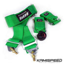 HPI 4-Point FIA-Approved Lime Green Racing Safety Harness