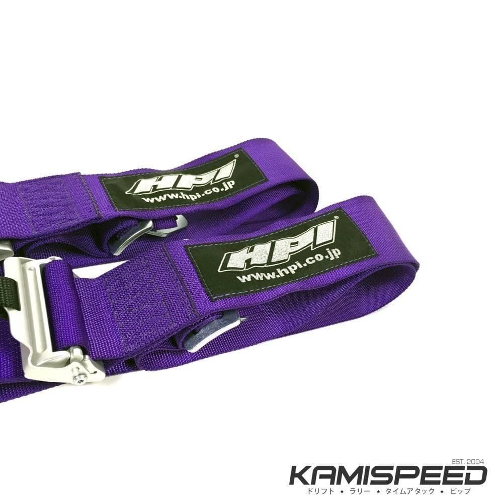 Seat Belt Harness TANAKA UNVERSAL PURPLE PONT BUCKLE RACNG
