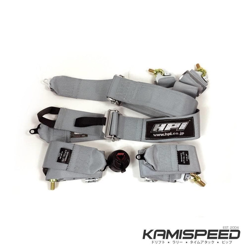 HPI 4-Point FIA-Approved Silver Racing Safety Harness