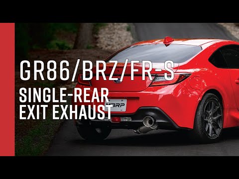 MBRP BRZ / 86 / GR86 / FR-S Stainless 3in Cat-Back-Single Rear Exit (mbrpS4806AL)