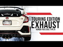 AWE Touring Edition Exhaust Kit for FK8 Honda Civic Type R (catback + front pipe)