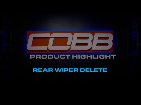 Cobb Rear Wiper Delete for Hatchbacks/Wagons