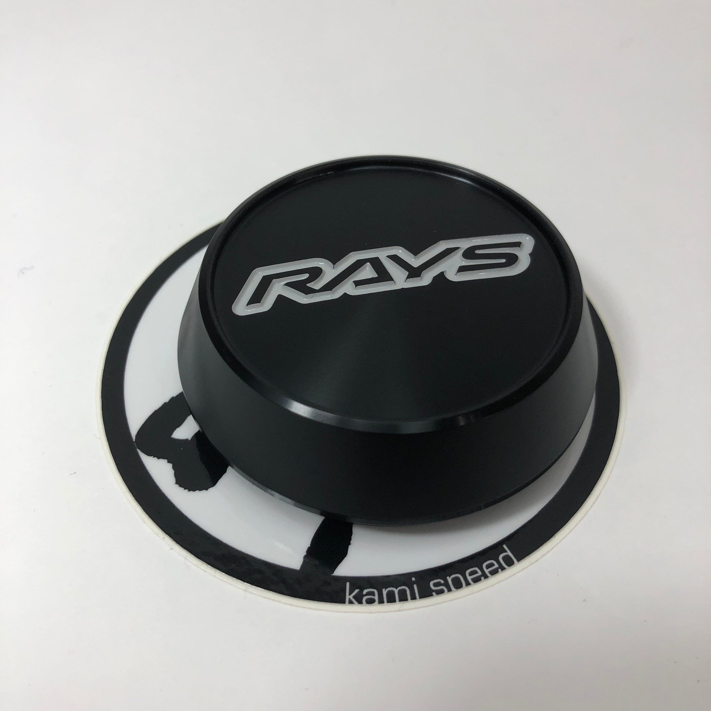 Rays G27 O-Ring High Type Center Cap (Black/White)