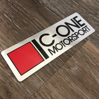 C-One Small Silver Decal