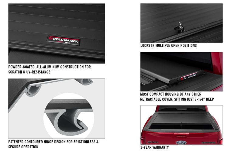 Roll-N-Lock 2022+ Toyota Tundra Crew/Double Cab (5ft6in Bed) A-Series Retractable Tonneau Cover