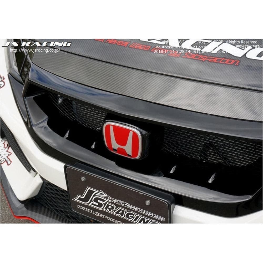 J's Racing Front Emblem Mount for 2017+ Honda Civic Type R