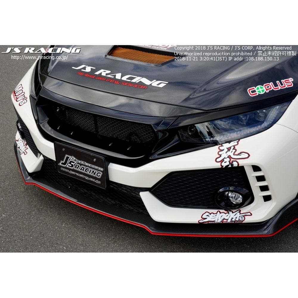 J's Racing Front Sport Grill for 2017+ Honda Civic Type R