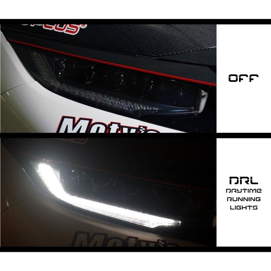 J's LED Racing Headlights for Honda Civic Type R | KamiSpeed.com