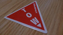 KamiSpeed 3.5" Red Tow Sticker